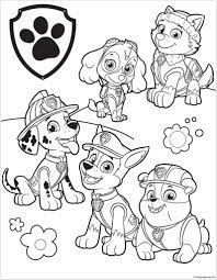 This collection of free paw patrol coloring pages for kids are here to bring you some heroic and adorable coloring action! Coloring Rocks Paw Patrol Coloring Pages Paw Patrol Coloring Cartoon Coloring Pages