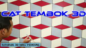 3d Wall Art Draw Painting Cat Dinding Kamar 3d Untuk Desain Rumah Minimalis Youtube Pintura De Parede 3d Artesanato De Garrafa Pintura De Parede
