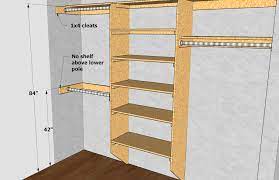 Maybe you're not sure where to start—or maybe you just feel like 12 ft. Closet Shelving Layout Design Thisiscarpentry