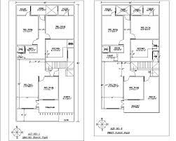 Ground Floor And First Floor Plan Of Bungalow In Dwg File One Floor House Plans Floor Plans Floor Layout
