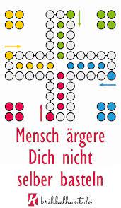 Hier gibt es eine kostenlose anleitung, wie man ganz schnell und mensch ärgere dich nicht gilt als beendet, wenn jemand aufsteht, das spielbrett umwirft und „ich. Mensch Argere Dich Nicht Selber Basteln Mit Vorlage Zum Herunterladen Spiele Selber Basteln Valentinstag Basteln Kinder Basteln