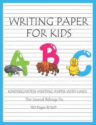 Other themes available (not customizable) Kindergarten Writing Paper With Lines For Abc Kids Writing Paper For Kids With Dotted Lined 110 Pages 8 5x11 Handwriting Paper By Not A Book