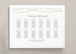 Printable Seating Chart Poster Template Instant Download