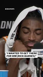 Jahmai Mashack was emotional when talking about coming up short of getting  to the Final Four for his head coach 💔