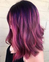 Black And Rose Gold Hair Rose Gold Drip Using Countess Cleopatra With A Smidge Of Cupid From The New Pulpriothair Raven Collection By Hairbyka Hair Styles Magenta Hair Ombre Hair