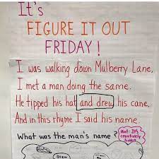 This Riddle Is A Way To See How Deep Students Can Think Because Some May Choose Simple Answ Morning Meeting Activities Fun Classroom Activities Teaching Skills