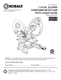 Compound Miter Saw Manualzz