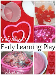 Find a month's worth of calendar observances and february themed activities for kids; Valentine Day Activities For Preschoolers Little Bins For Little Hands
