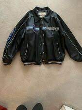 Vintage Avirex Leather Bomber Jacket 3xl Black Baby Blue Jackets Mens Jackets Leather Bomber
