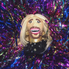 I got sent one of the greatest gifts of all time! It's a hand made TALKING  TRISH DOLL! The brilliant Look What Emily Made created this and sent it.  Honestly this is