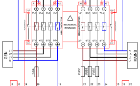 In medium voltage systems, switching is performed using either contactors or circuit breakers. 3 Phase Manual Changeover Switch Wiring Diagram Cute766