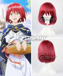 Pls Email Us If You Need The Costume Wig Shoes Weapon Or Other Accessories Of This Character Snow White With The Red Hair Red Hair Cosplay Red Hair Costume