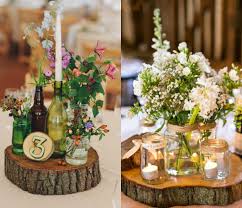 All of our wood slab stands and risers are nice and level assuring a perfect presentation of your cakes and decor. Natural Wooden Slab Wedding Centerpiece Ideas Decoratorist 231025