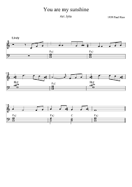 You are my sunshine (cover) music travel love (white island, camiguin philippines). You Are My Sunshine Piano Sheet Music Printable Pdf Download
