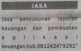 Iklan Baris Dan Iklan Kolom Ulasan Lengkap Contoh Toriolo Com