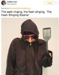 It was revealed to be some guy who wanted a job application. The Hash Slinging Slasher Spongebob Halloween Costume Themed Halloween Costumes Halloween Costumes