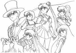 colorear princesas disney dibujos de sailor moon coloriage salopette