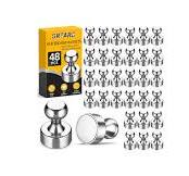 Amazon.com: Grtard 48 Pack Magnetic Push Pins, Fridge ...