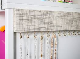 This project only took me a few hours and i really love how it. Easy Diy Jewelry Organizer For Tangle Free Necklaces Merriment Design