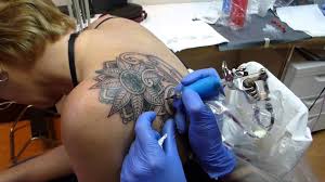 Shoulder tattoos are one of the most popular tattoo ideas for men. Monica Tattoos A Flower On A Shoulder Blade House Of Tattoos Amsterdam Youtube