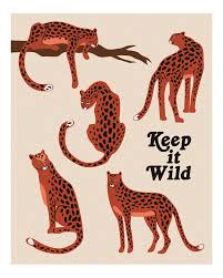 Keep It Wild Art Print Cheetah Print Wallpaper Art Art Prints