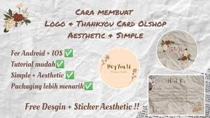 Check spelling or type a new query. Cara Membuat Logo Olshop Aesthetic Menggunakan Hp Mudah Cepat Free Design Youtube