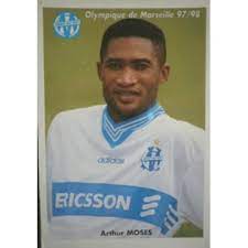 Historien om arthur truluv book. Carte Postale Om Lolympique De Marseille 97 98 Arthur Moses Argus Foot Sports