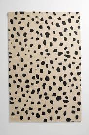 Black And White Polka Dot Rug Png Stella Ivory Black Spotted Tufted Wool Rug Trendy Rug Polka Dot Rug Geometric Rug