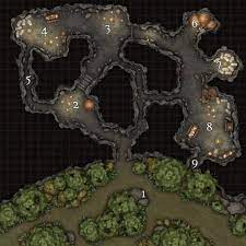 1 node manager goblin mural. Goblin Cave Inkarnate Create Fantasy Maps Online