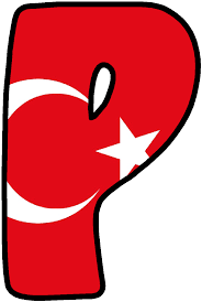 Buchstabe Letter P Flamalar Sanat Harfleme