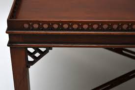 This design works well with many interior design styles. Antique Chinese Chippendale Style Mahogany Coffee Table Marylebone Antiques