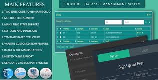 A function is a piece of code which takes one more input in the form of parameter and does some proces. Pdo Crud Advanced Php Crud Application Form Builder Database Management By Ddeveloper