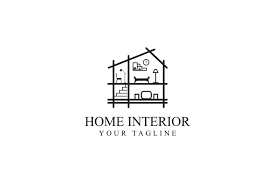 Choose your interior designer logo template. Home Interior Logo Design Graphic By Sabavector Creative Fabrica Interior Designer Logo Interior Logo House Logo Design