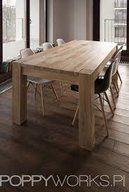 Solid wood furniture looks aesthetic, beautiful, considerable and an oak table should be bought because of the natural attractiveness of the material. Solid Oak Dining Table Handmade Modern Design Solid Oak Dining Table Oak Dining Table Oak Dining Room