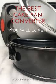Cake Pan Converter In 2020 Cake Pans Cake Pan Sizes Springform Pan Recipes
