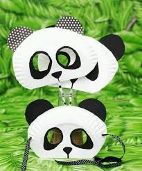 Kagit Tabaktan Panda Maske Yapimi Kagit Tabaklar Panda Faaliyetler