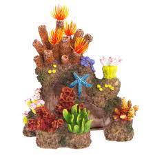 Check spelling or type a new query. Top Fin Coral Reef Cave Aquarium Ornament Size Large Aquarium Ornaments Coral Reef Under The Sea Decorations