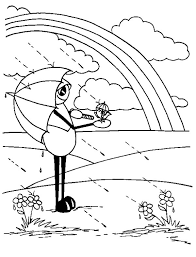 Down time with crabby kids is anything but sunshine and rainbows. A Rainy Day And Beautiful Rainbow Coloring Page Download Print Online Coloring Pages For Free Color Nimbus