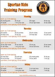 Training Program Kid Workout Routine Summer Workout Plan Exercise For Kids