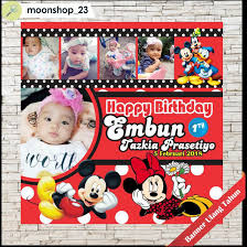 Cdr ultah siap edit miki mouse merah : Spanduk Banner Backdrop Ulang Tahun Custom Tema Mickey Mouse Shopee Indonesia