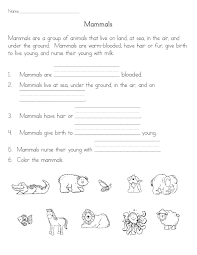 Mammals Classroom Freebies Science For Kids Worksheets For Kids First Grade Science