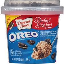 Baked cookies can also be frozen for up to 3 months. Duncan Hines Perfect Size For 1 Oreo Cookies Cream Cake Mix 2 4 Oz Cup Walmart Com Walmart Com
