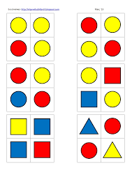 Jogo da´memória com formas geométricas em papel 180g. Educacao Monica Valeton Figuras Geometricas Jogo