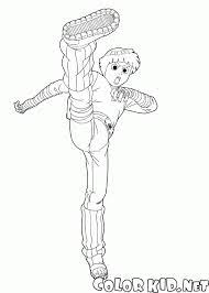 Count your life by smiles, not tears. melodious mandala composed of a saxophone, trumpets, a piano and music notes. Coloring Page Rock Lee