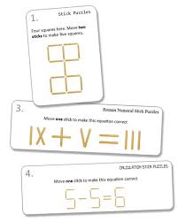 In this delightful game, very young children can have fun and learn while putting together five simple puzzles. Stick Puzzles Ice Breakers Mathsticks Com