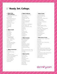 Freshman College Planning Checklist Dorm Room Checklist Dorm Checklist Apartment Checklist