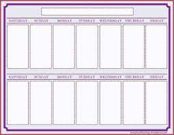 We have been using calendars as our first choice for the purpose of time management. Free Printable 2 Week Calendar Template Templateral