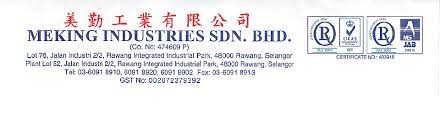 Pmt industries sdn bhd, a member of wah seong corporation berhad. Meking Industries Sdn Bhd Jobs And Careers Reviews