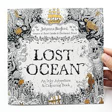 Add fun stickers to your coloring pages! 1pc New 24 Pages Lost Ocean Inky Adventure Coloring Book For Children Adult Relieve Stress Kill Time Painting Drawing Art Book Life Lifestyle Aliexpress