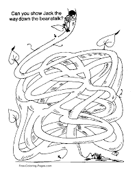Easy and free to print mazes coloring pages for children. Kids Channel Maze Games 18
